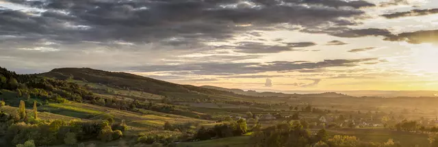 Panorama auf Laufen