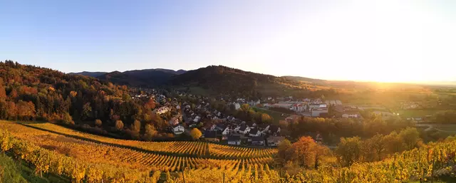 Panorama im Herbst